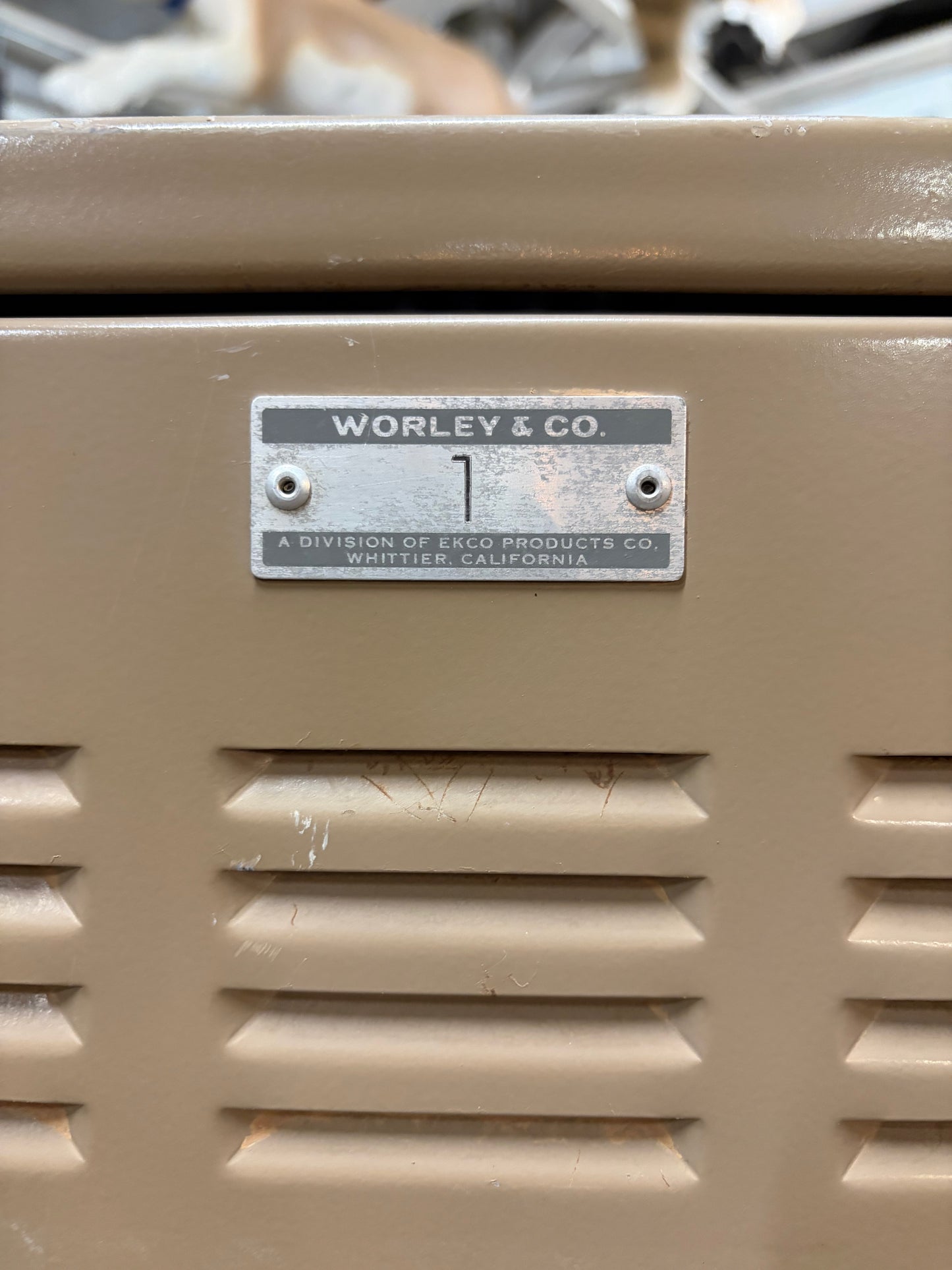 Set of 4 Brown Lockers