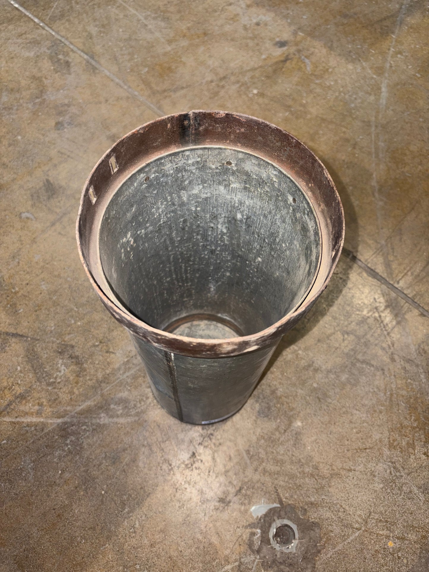 Tall Galvanized Bucket/Planter
