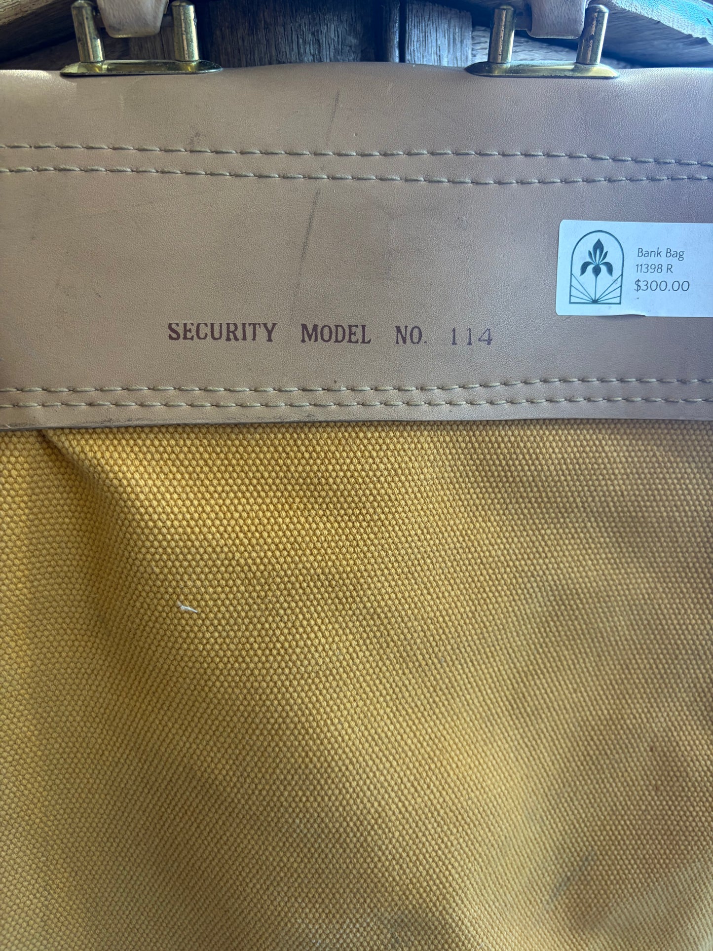 Vintage Bank/Security Bag