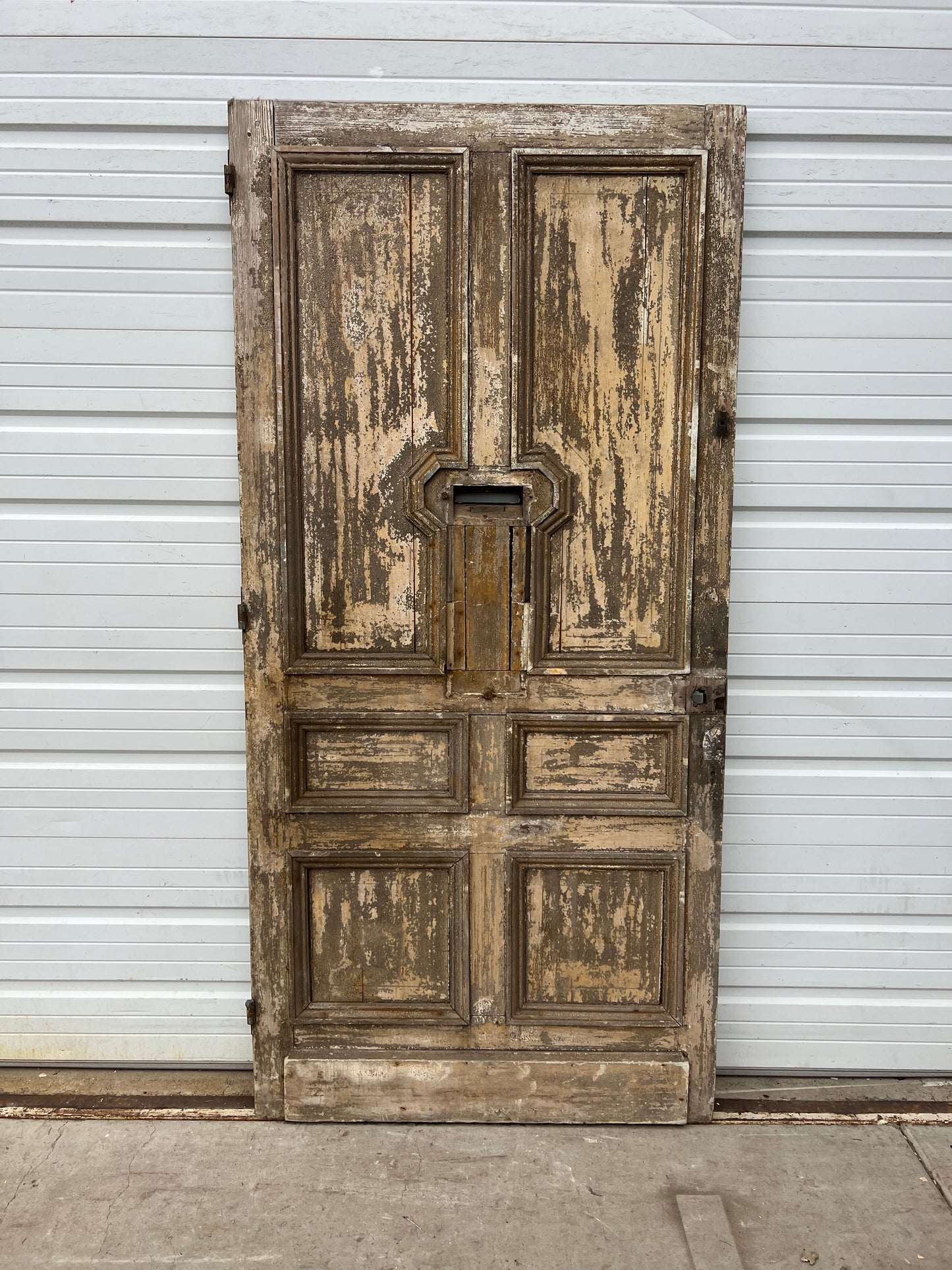 French Painted Raised Panel Single Door