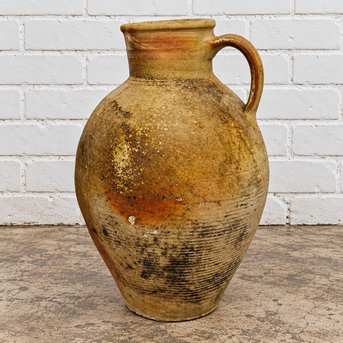 Antique French Stoneware Jug