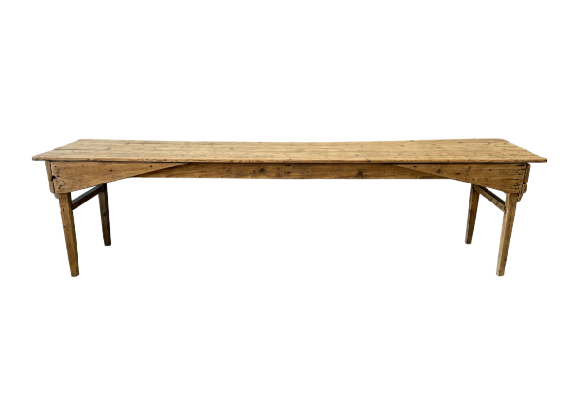 Bleached French Vineyard Dining Table