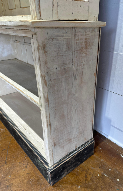 Painted 2-Piece Store Display Cabinet