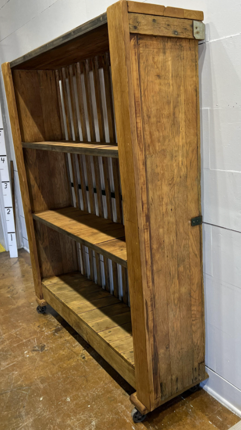 Rolling Industrial Warehouse Shelving Cabinet