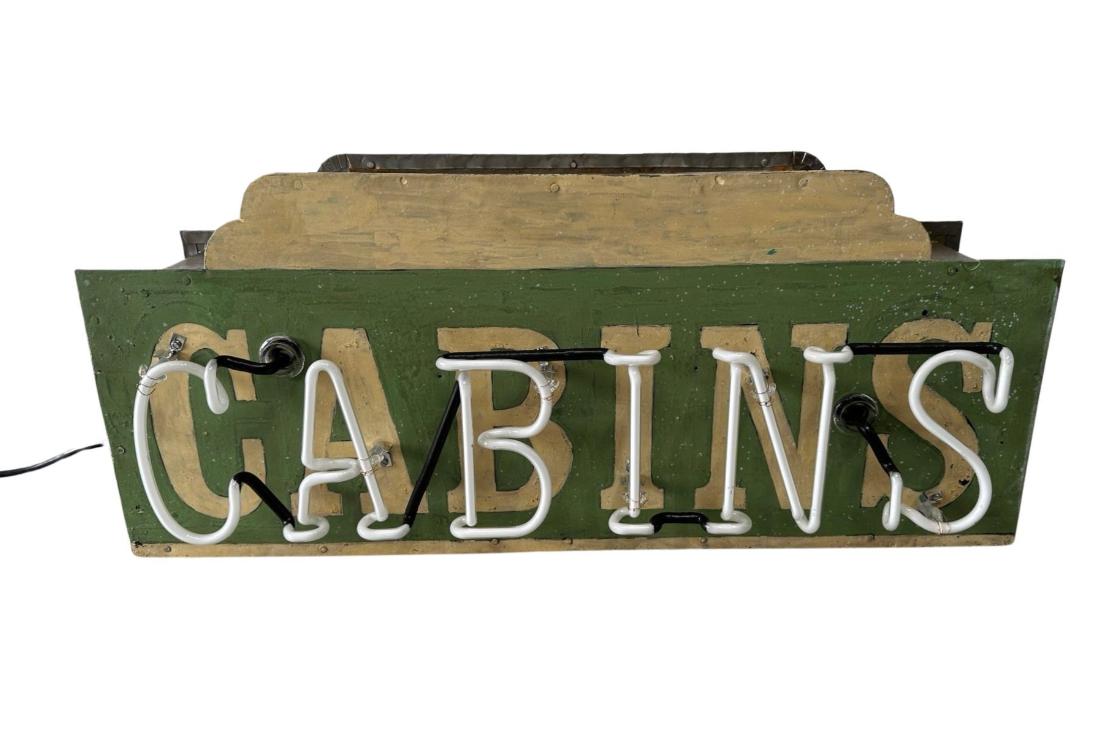 Cabins Neon Sign