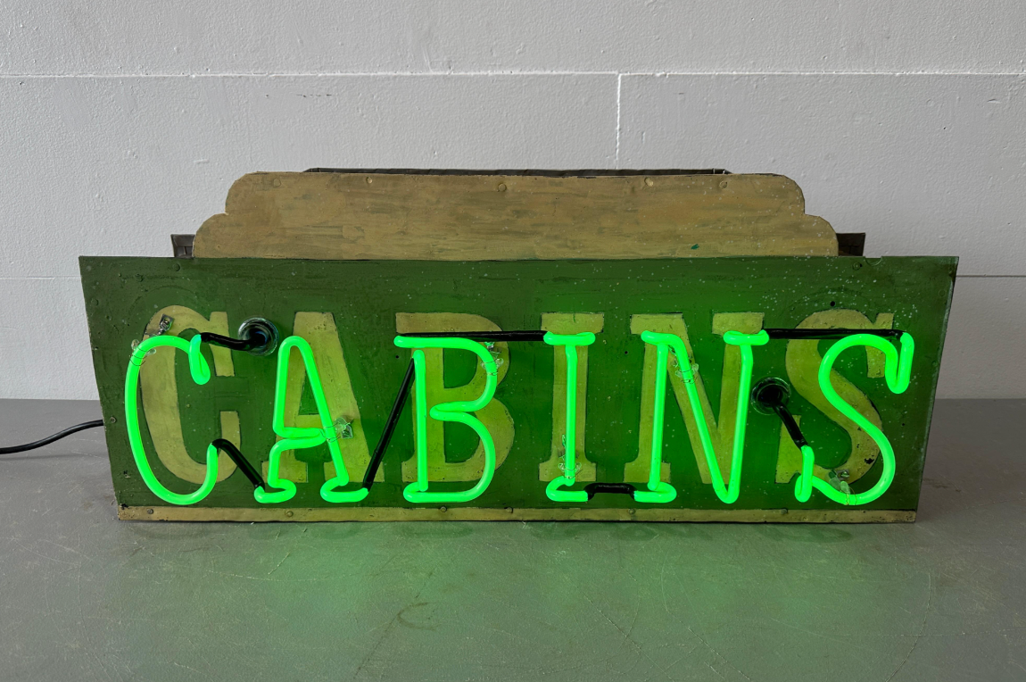 Cabins Neon Sign