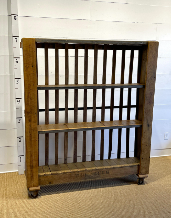 Rolling Industrial Warehouse Shelving Cabinet