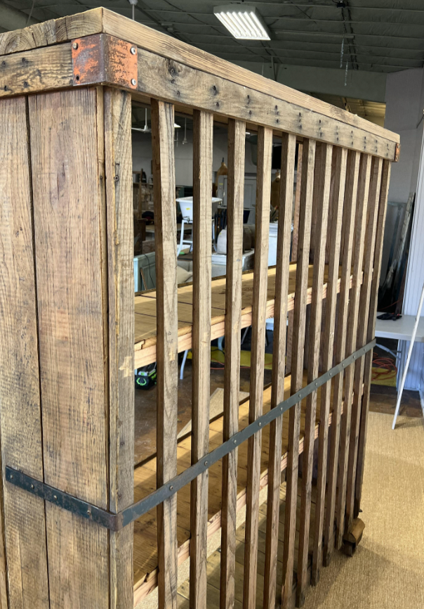 Rolling Industrial Warehouse Shelving Cabinet