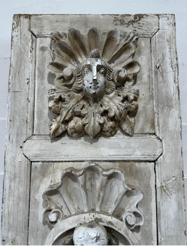 Pair of 18th C. Spanish Doors with Custom Stands