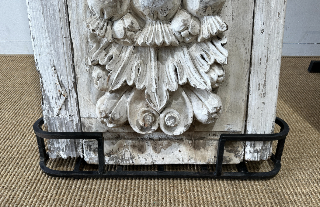 Pair of 18th C. Spanish Doors with Custom Stands