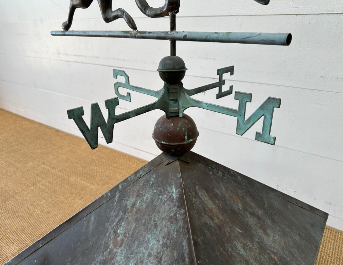 Running Horse Weathervane on Cupola