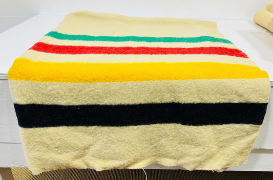 Wool Striped Orrlaskan Camp Blanket