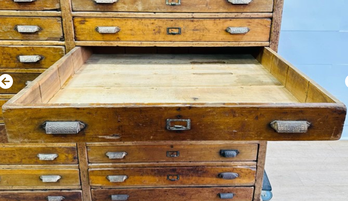 18 Drawer Map Cabinet