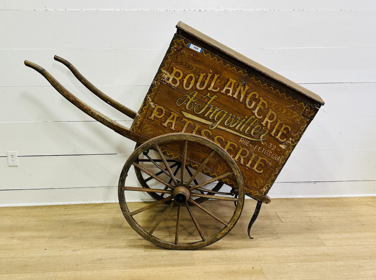 Rare French Pastry and Bread (Boulangerie) Cart