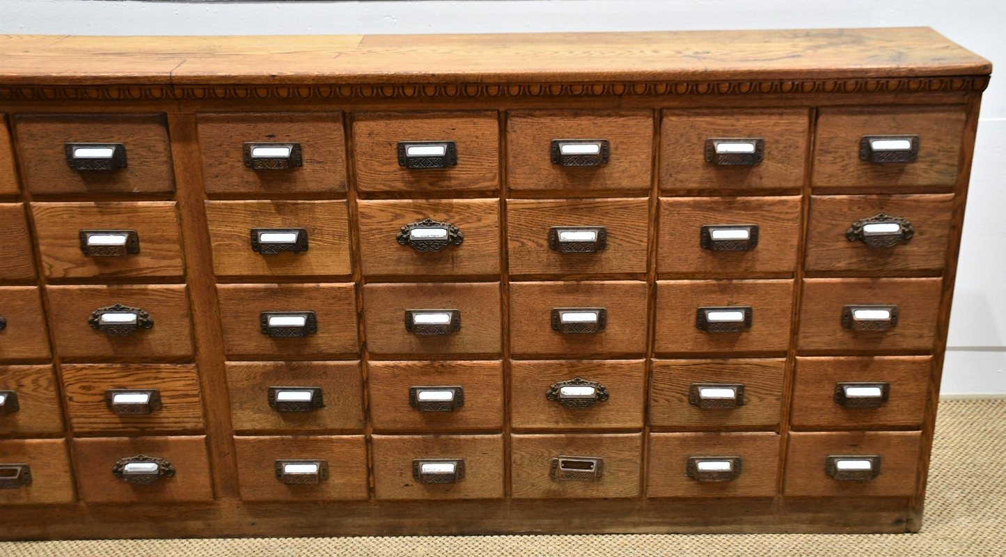 50 Drawer General Store Antique Apothecary Cabinet / Island