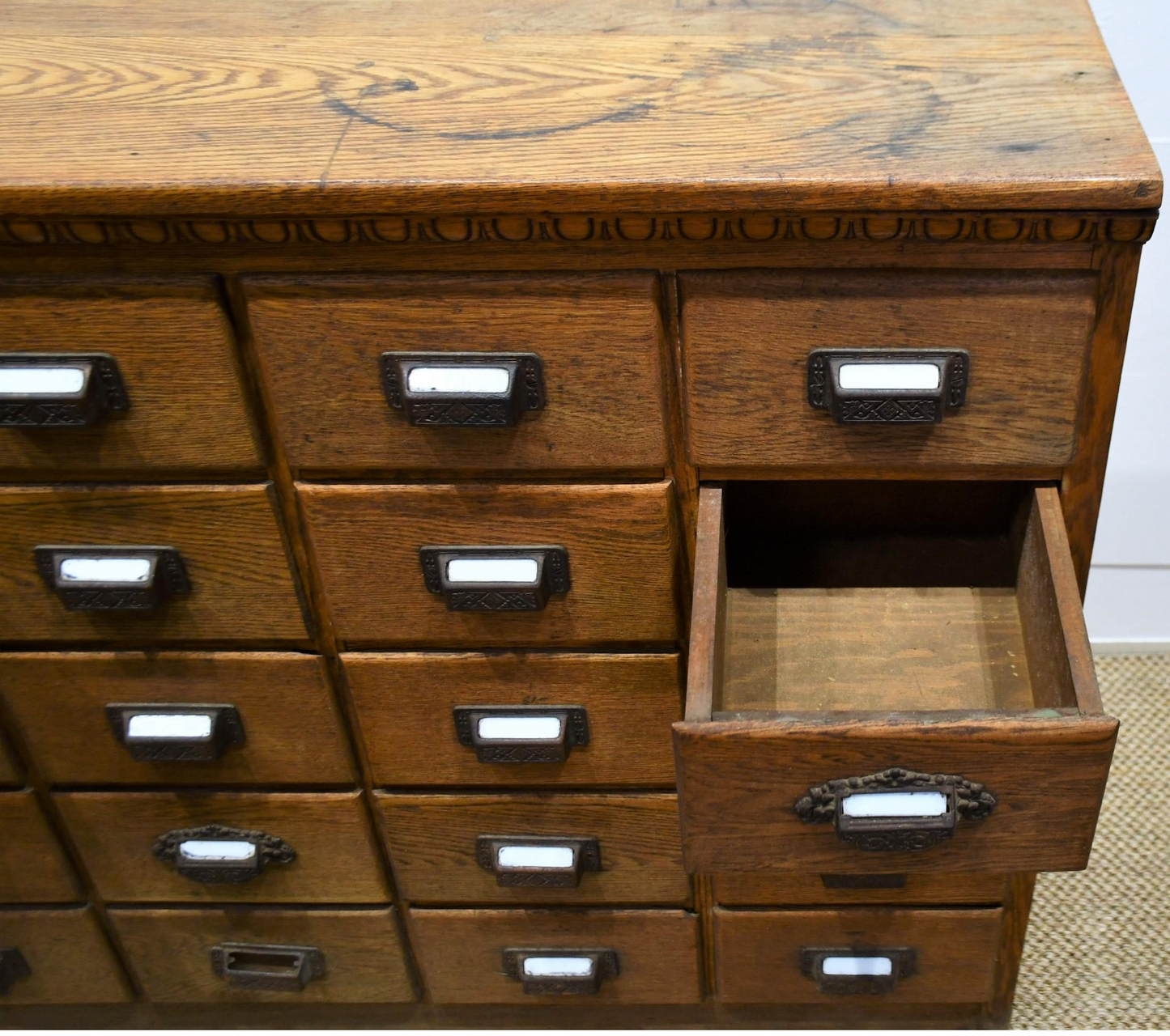 50 Drawer General Store Antique Apothecary Cabinet / Island