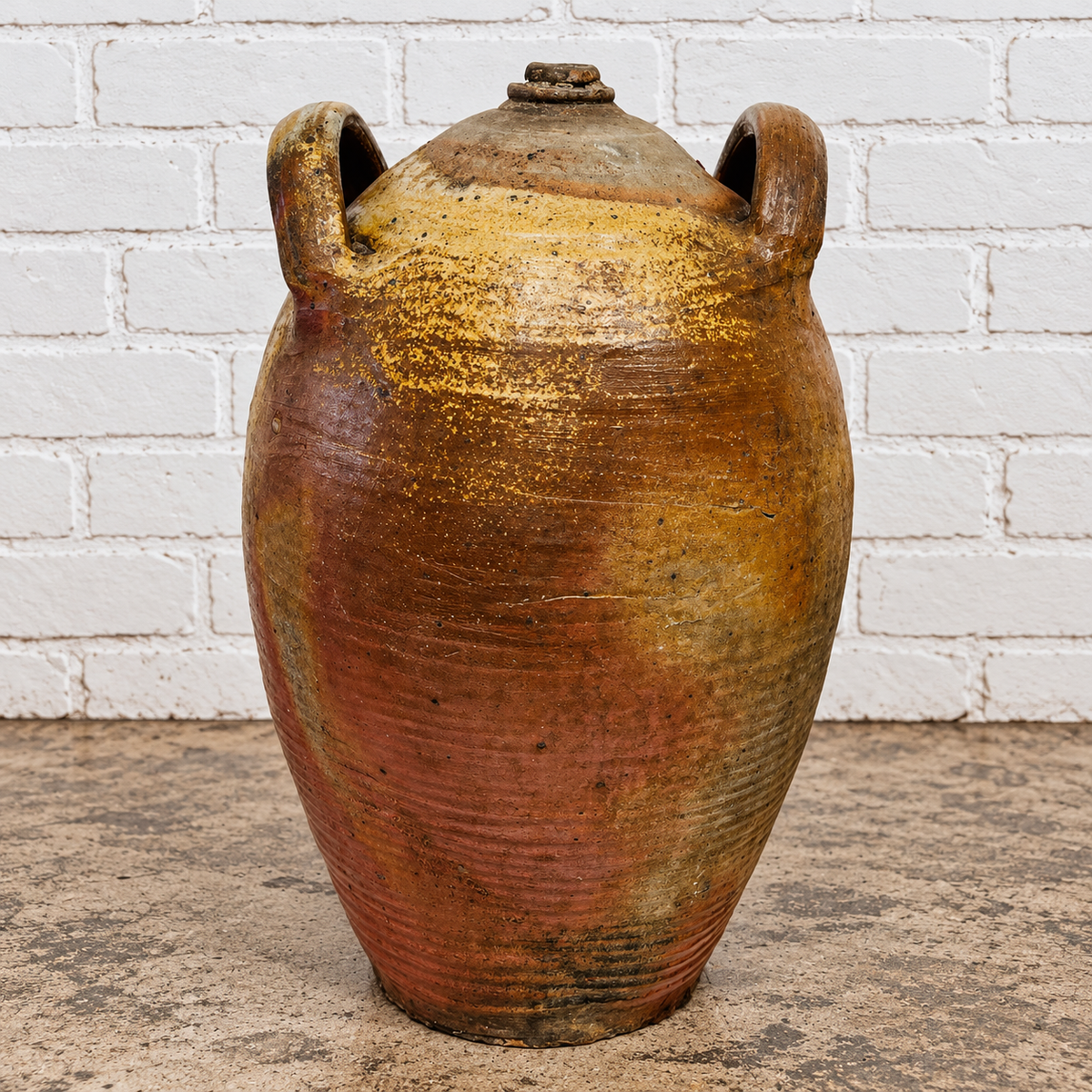 Antique French Stoneware Jug