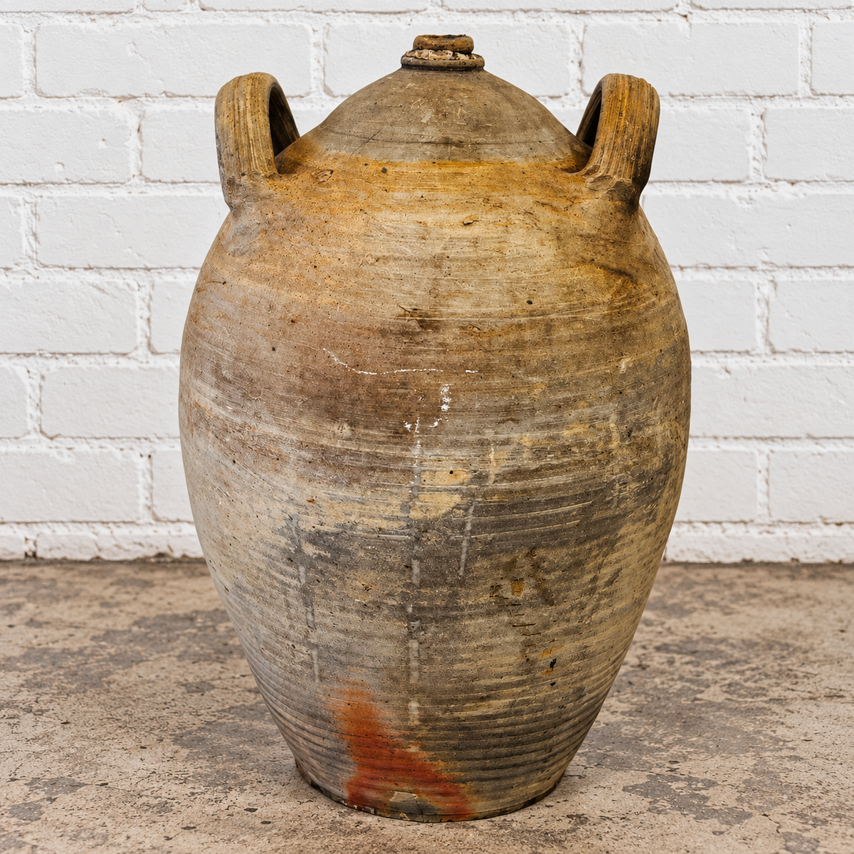 Antique French Stoneware Jug