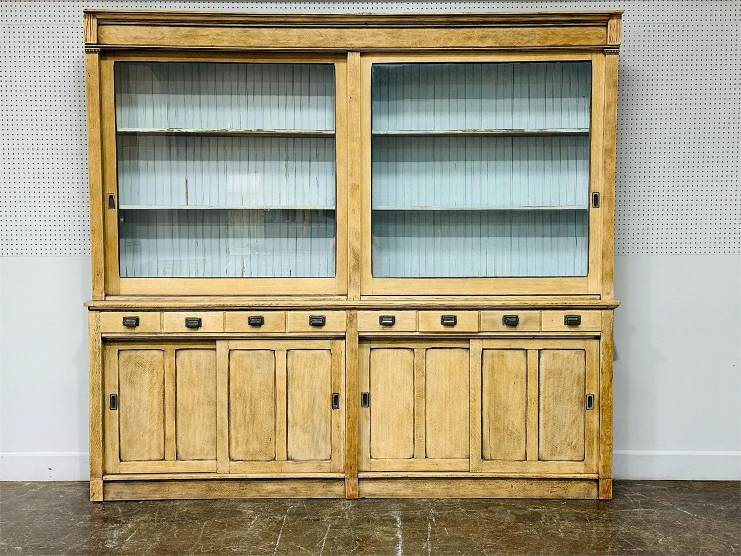 General Store Two Piece Display Cabinet