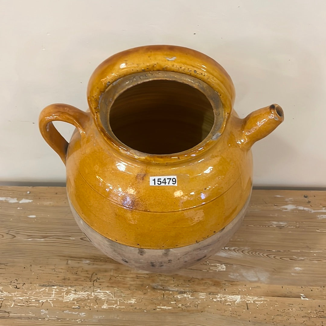 Large Yellow French Pitcher