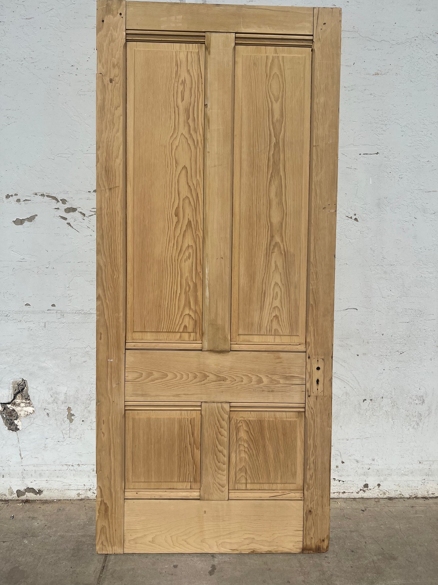 Antique Single 4 Panel Wooden Door