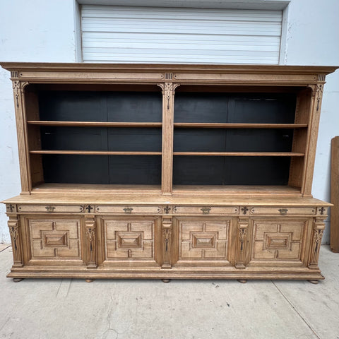 Washed Display Cabinet w/8 Shelves