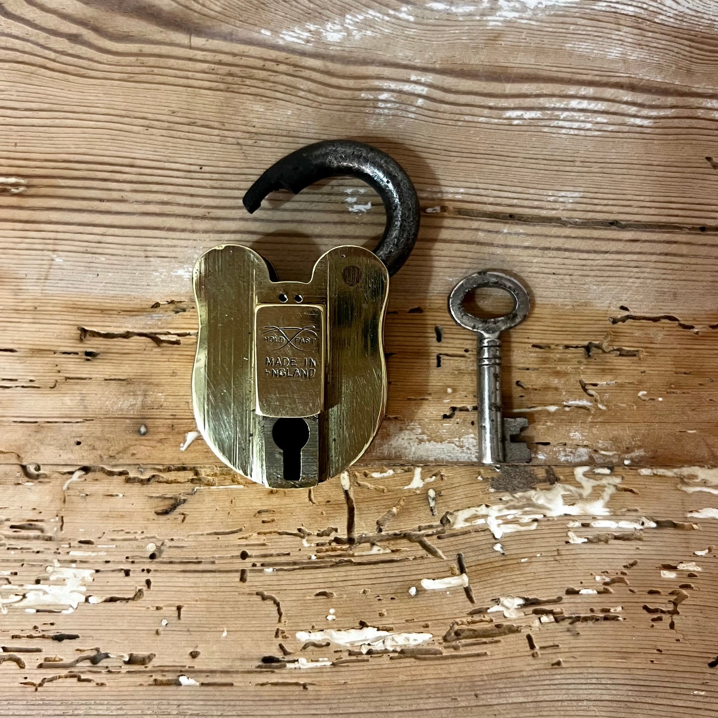 Mini Padlock with Skeleton Key