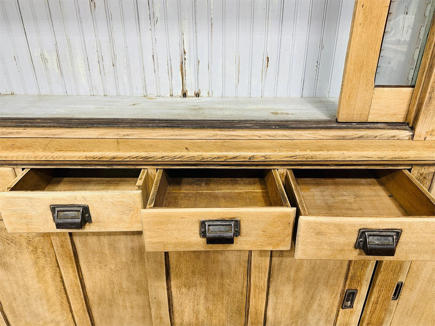 General Store Two Piece Display Cabinet