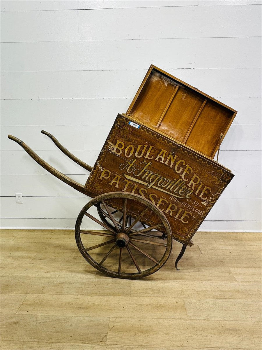 Rare French Pastry and Bread (Boulangerie) Cart