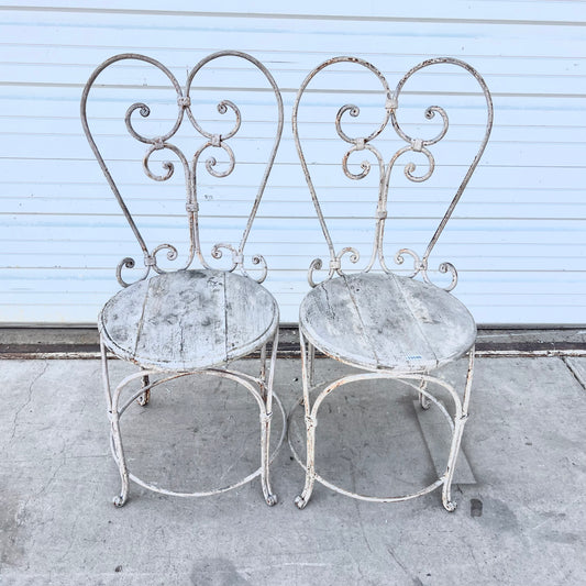 Pair of French Bistro Chairs