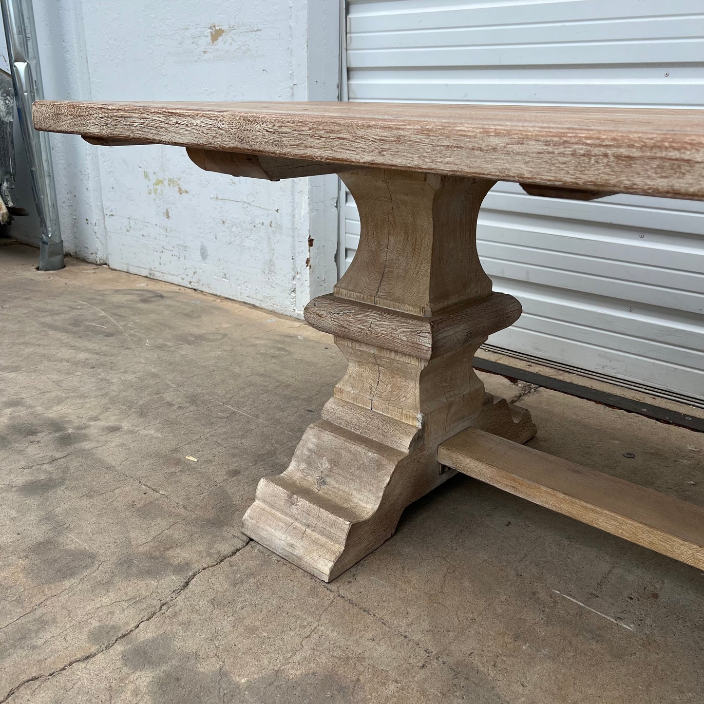 Wood French Dining Table - Washed