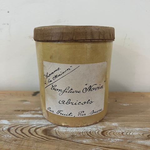 Antique French Jam Jar with Lid