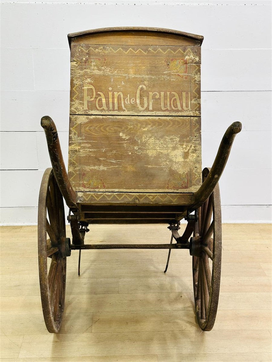 Rare French Pastry and Bread (Boulangerie) Cart