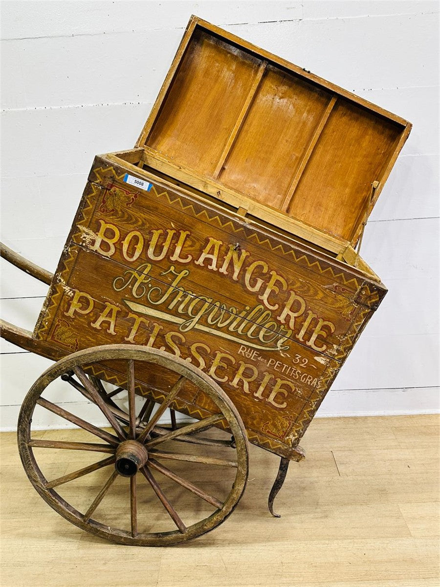 Rare French Pastry and Bread (Boulangerie) Cart