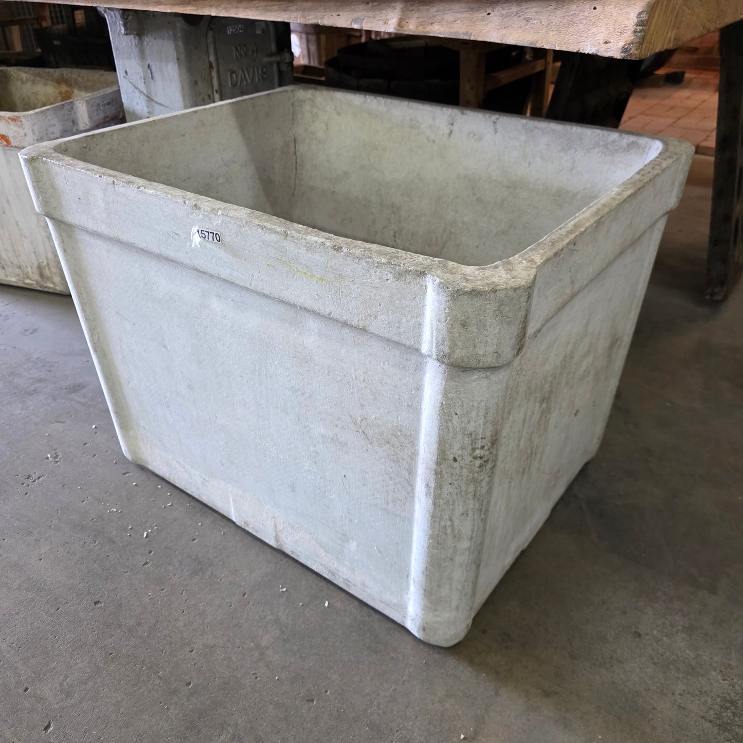 Large Square Willy Guhl Planter