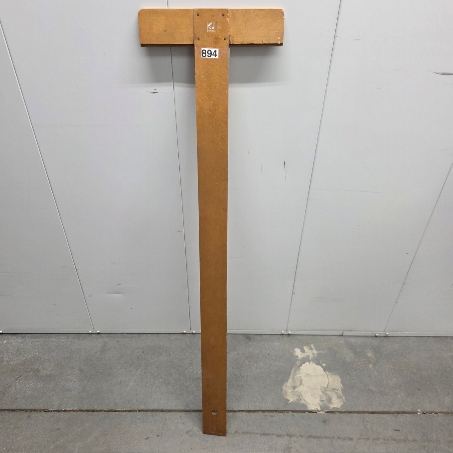 Decorative Wooden T-Square marked Marabu, Germany