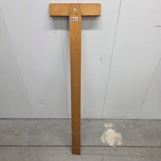 Decorative Wooden T-Square marked Marabu, Germany