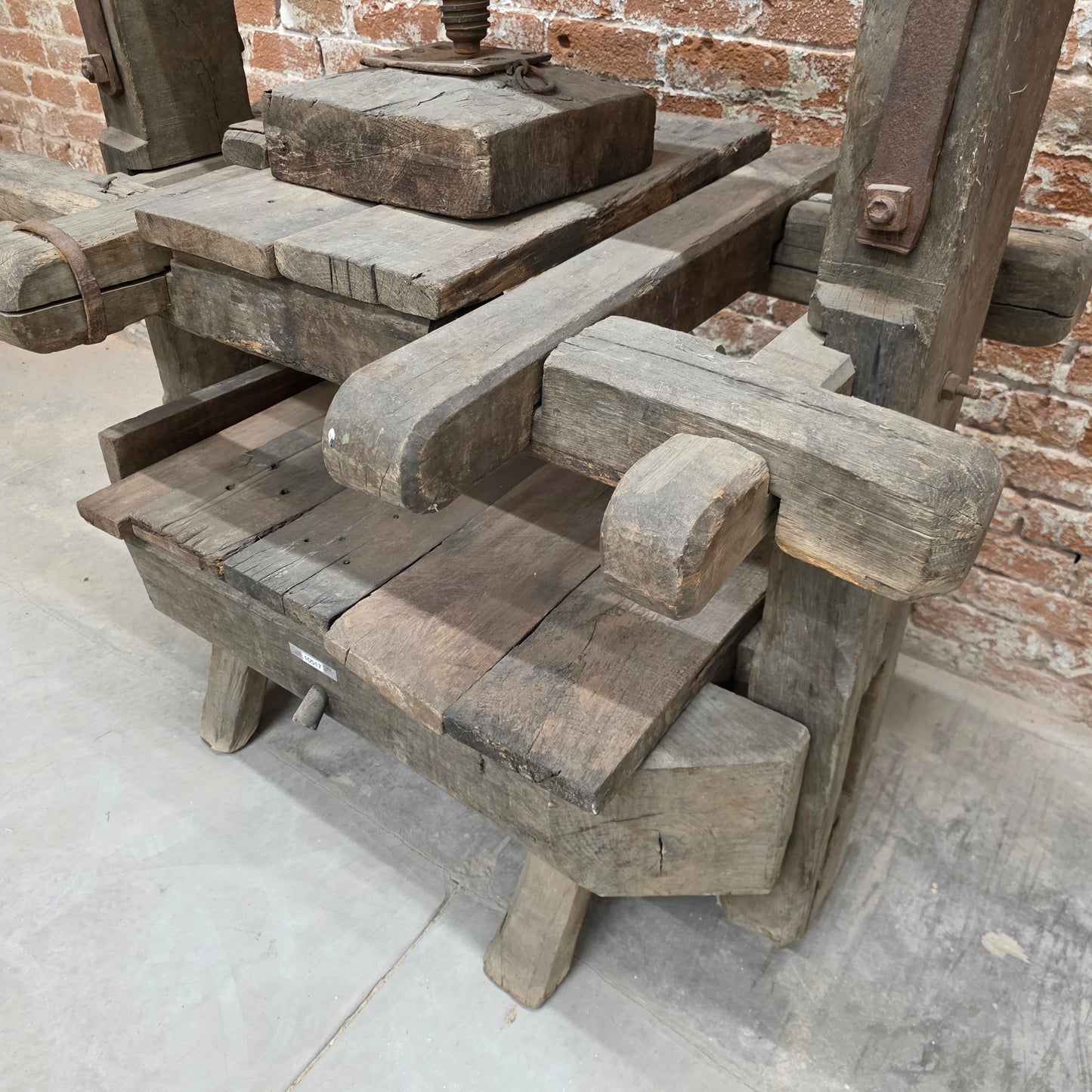 Antique Wood Fruit & Wine Press