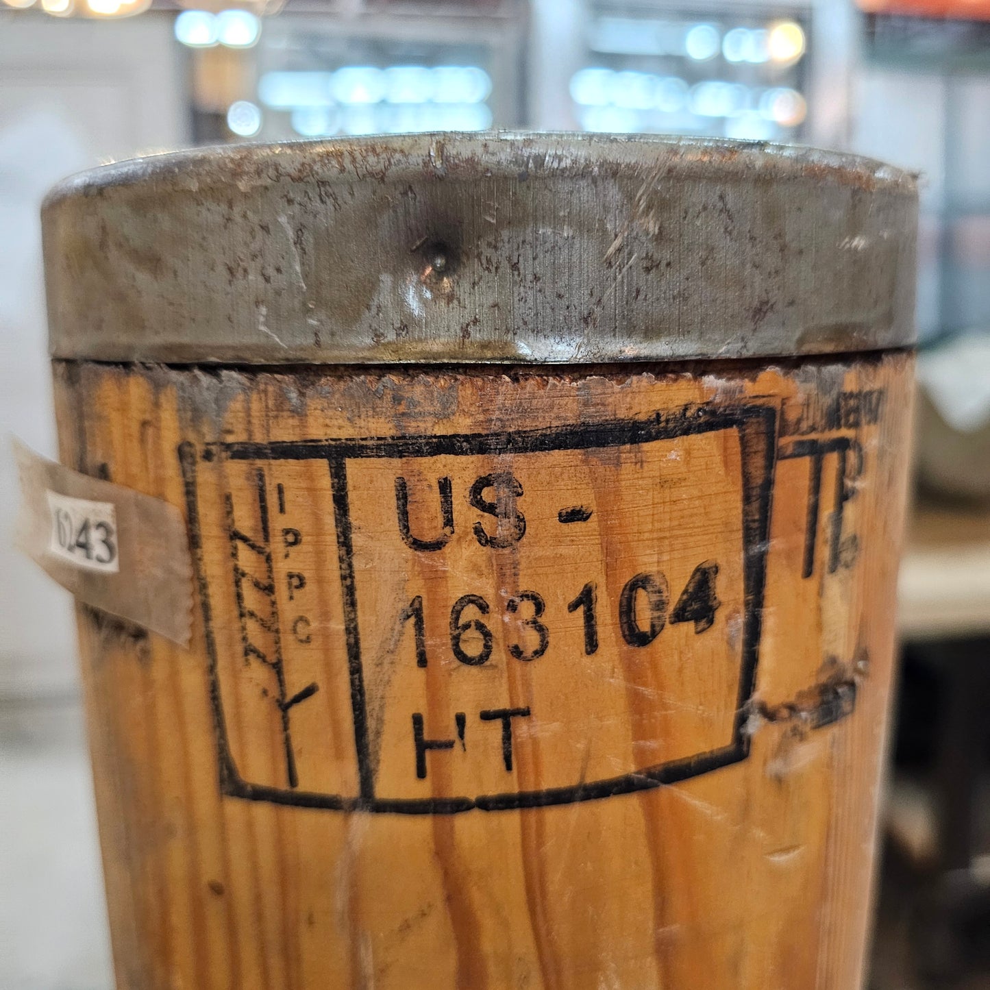 Wooden Cylinder 4'