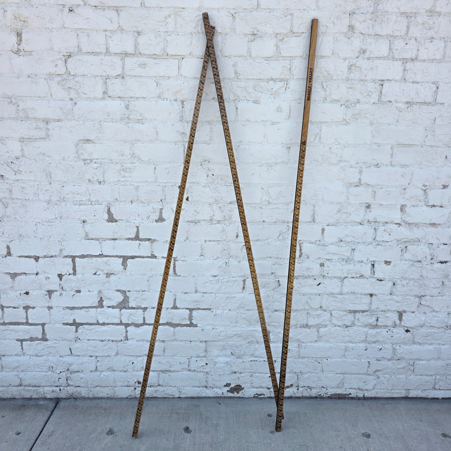 Vintage Wooden Folding Carpenter's Measuring Stick