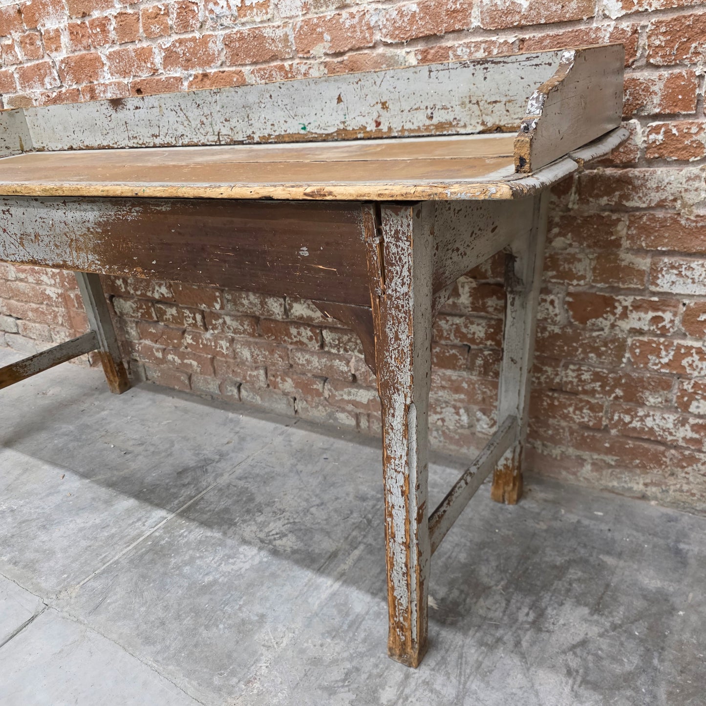 Painted Wood Work/Console Table