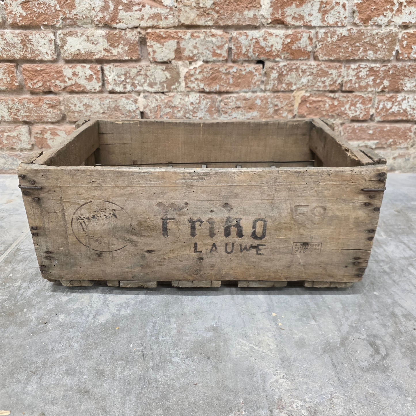 Belgian Friko Bottle Crate