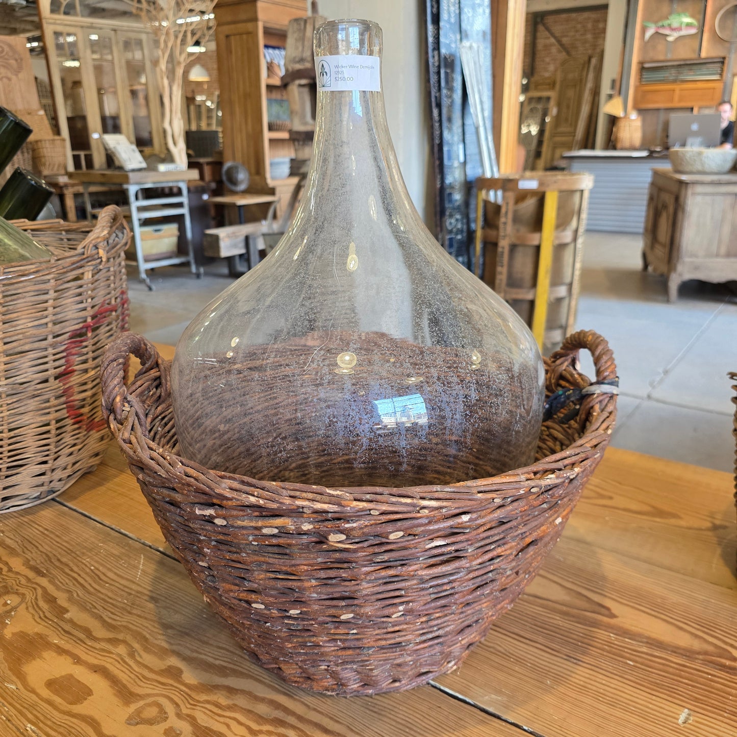 Wicker Wine Demijohn