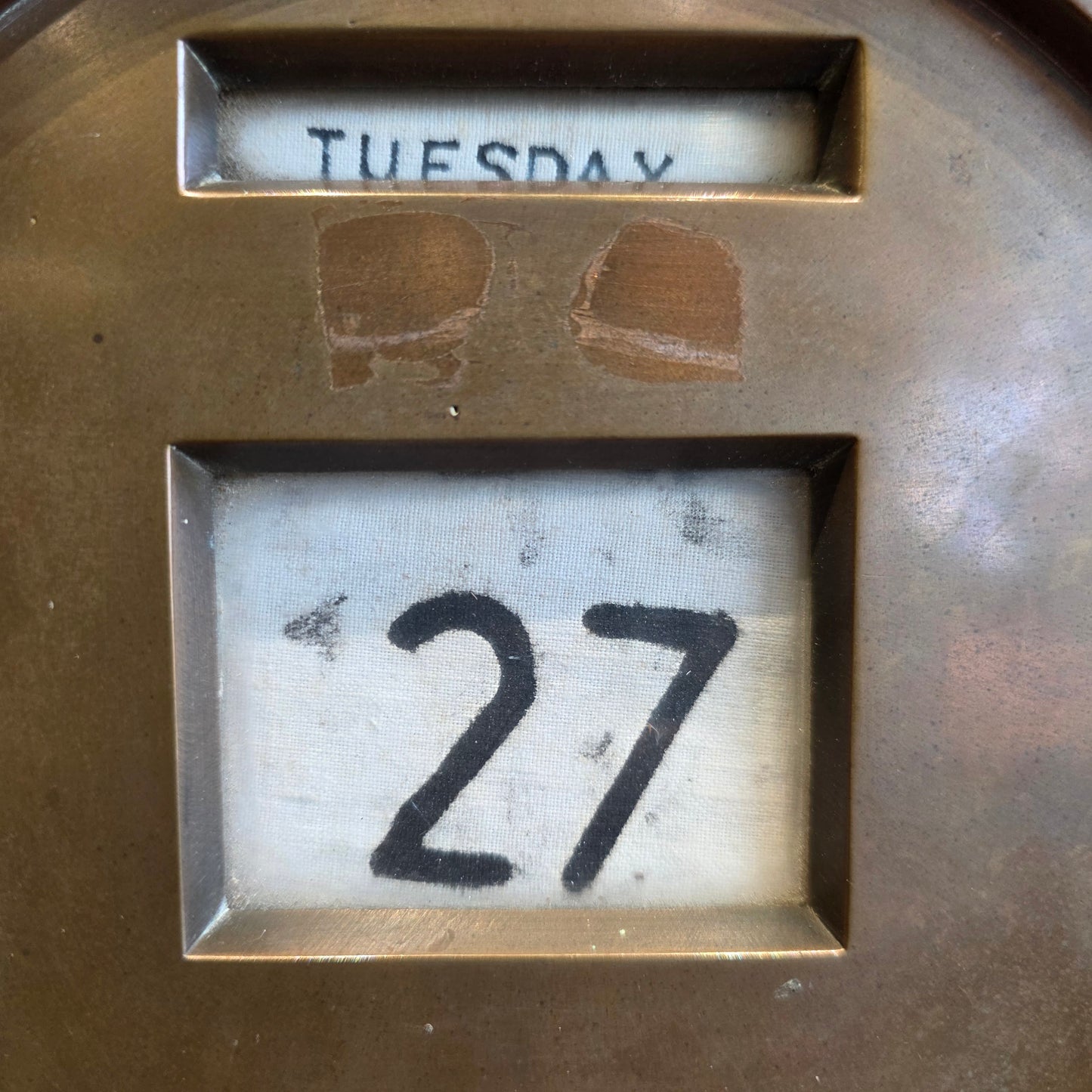 Early Copper Wall Calendar (Decor)