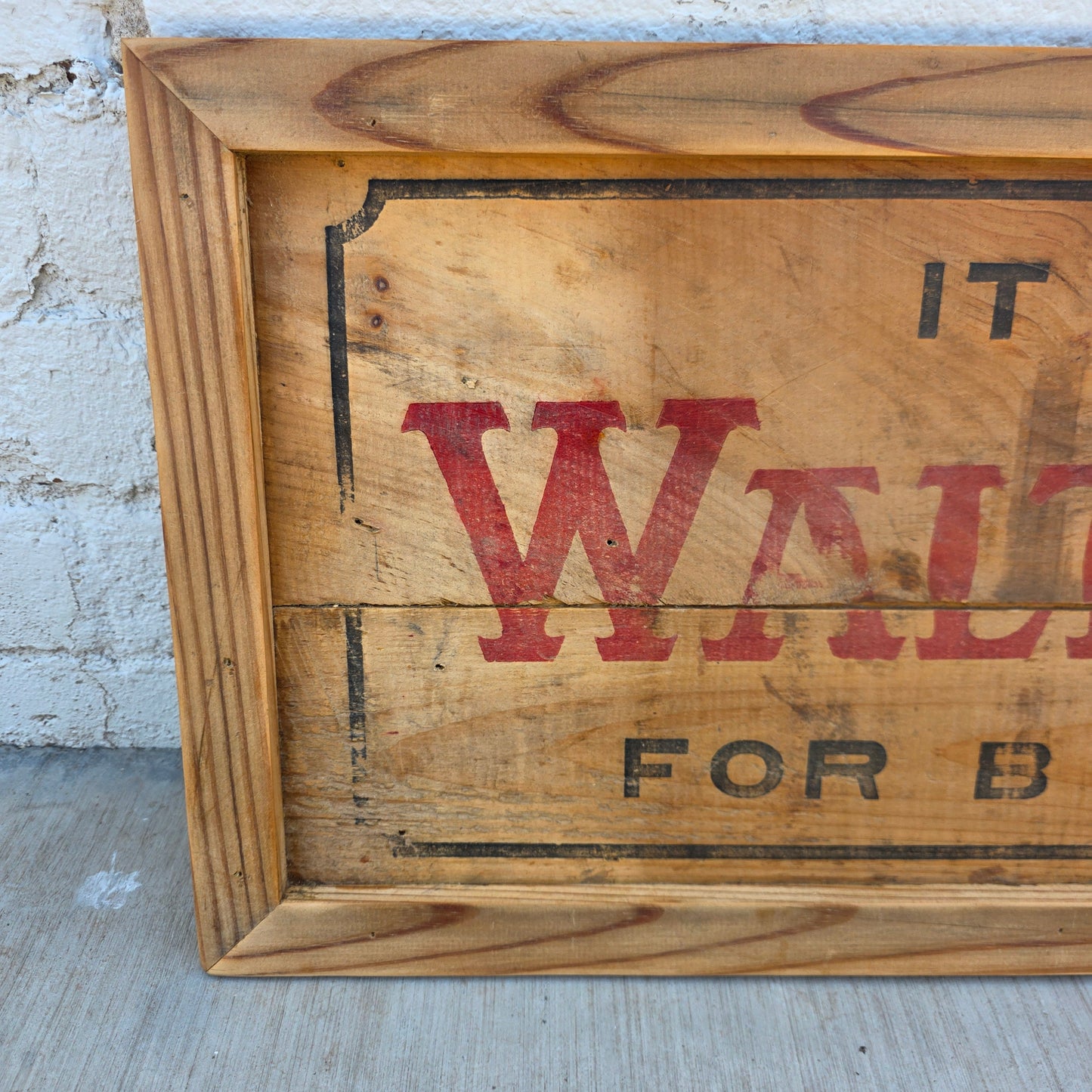 Walton Shoe Sign