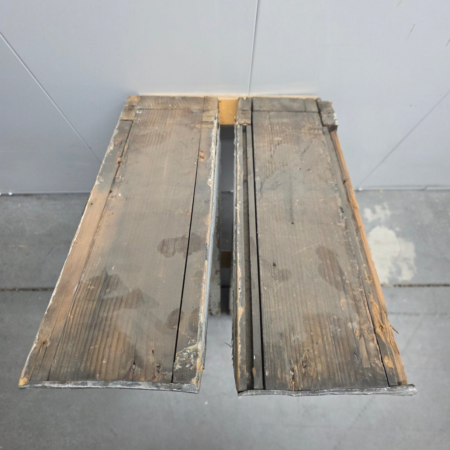 Pair of Chippy White Corbels