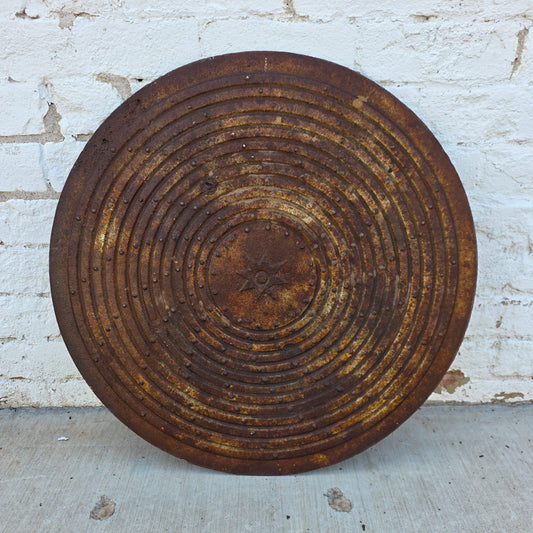 Industrial Decorative Rain Drum Cover with Star in Center