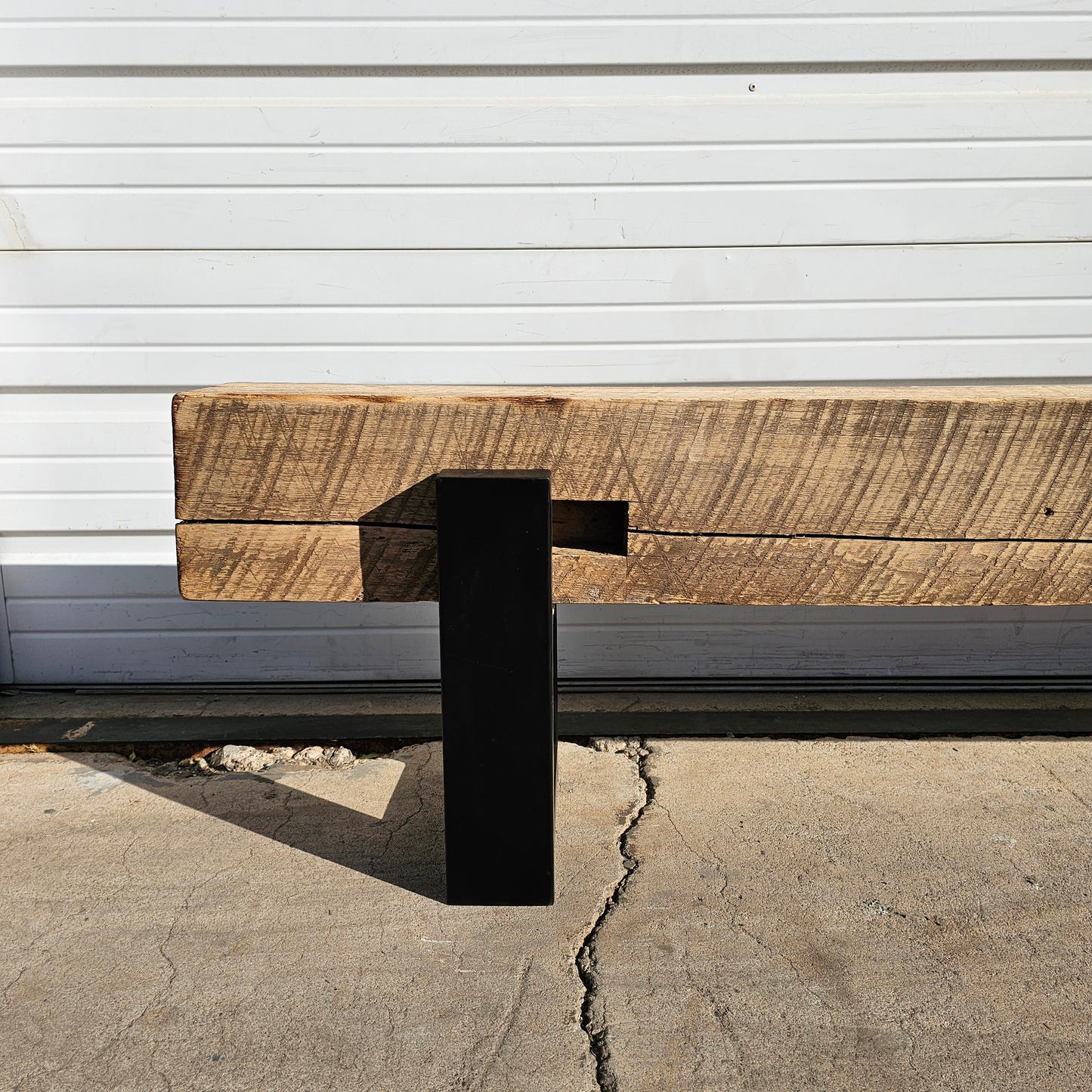 Antique Barn Beam Bench