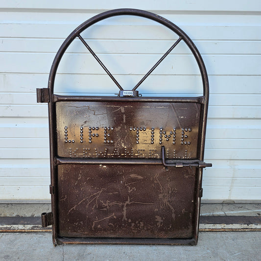 Antique Metal Barn Hay Door