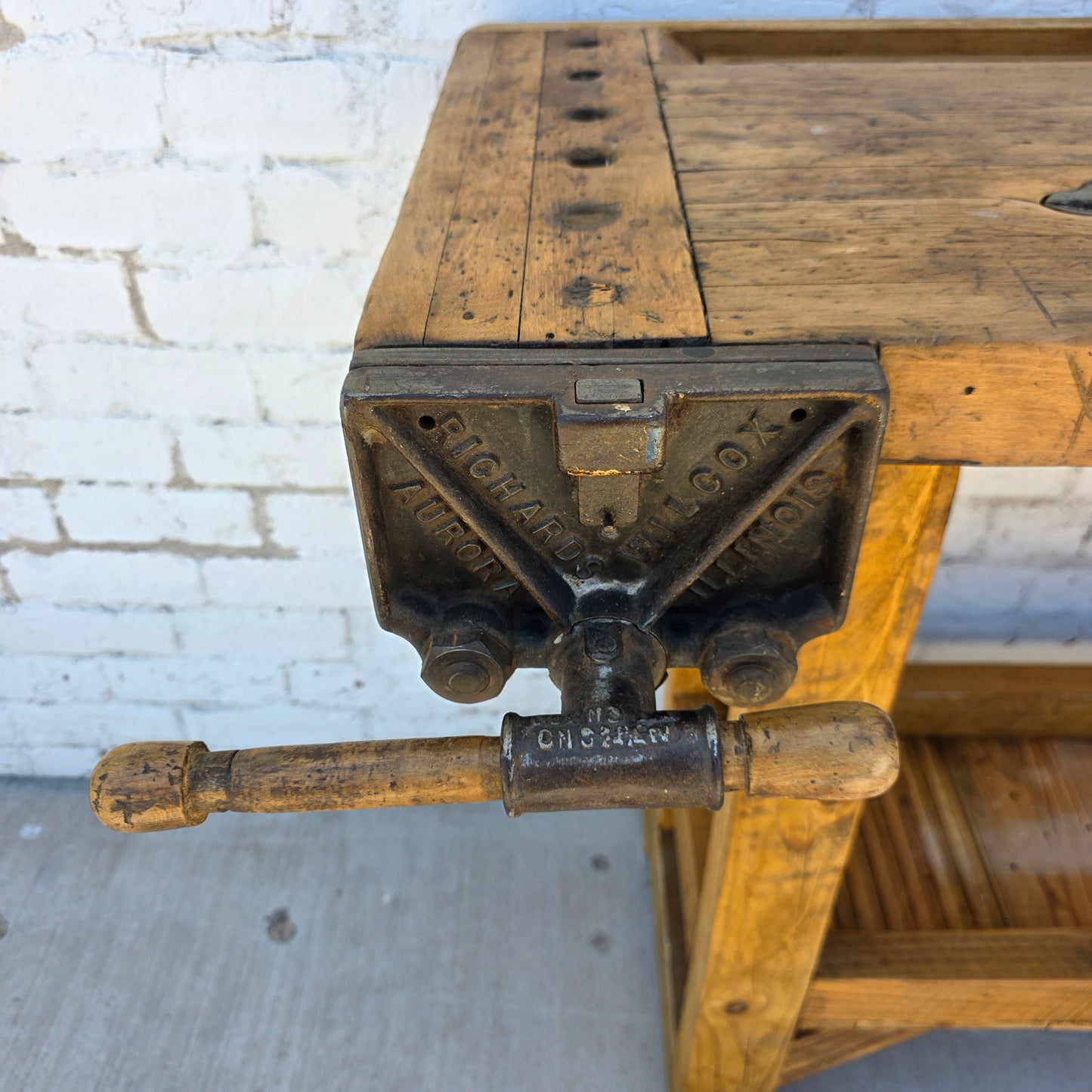 Small Industrial Work Table